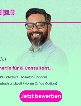 Trainer:in für KI Consultant (m/w/d) - Berlin Mitte