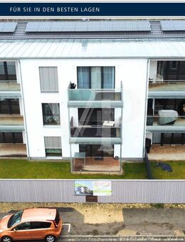 Vermietete 2-Zimmer Dachgeschosswohnung mit großem Balkon in, energieeffizienter Bauweise - Uffenheim