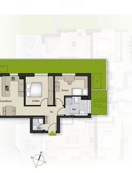 Das Familien-Gartenglück: 3-Zimmer-Wohnung (76 m²) mit 63 m² Garten - Holzgerlingen