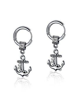 Firetti Paar Creolen Schmuck Geschenk Anker, Einhänger abnehmbar
