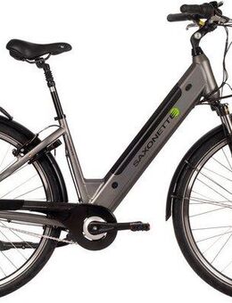 SAXONETTE E-Bike Cityrad Comfort Plus 4.0, 7 Gang Shimano, Nabenschaltung, Frontmotor, 418 Wh, Pedelec, Elektrofahrrad für Damen u. Herren