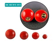Rote Kugelgriff Innengewinde Schraube M6 M8 M10 M12 Gewinde Ballgriff Kugelknopf 8,90€* - Villingen-Schwenningen