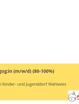 Sozialpädagog:in (m/w/d) (80-100%) - Stockach