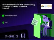 Softwareentwickler Web Entwicklung - Linux / C++ / Elektrotechnik (m/w/d) - Gera