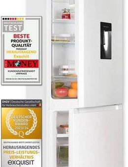 exquisit Kühl-/Gefrierkombination KGC265-70-NF-WS-040C, 180,5 cm hoch, 54 cm breit, EEK C, 251 L Nutzinhalt, NoFrost, Wasserspender