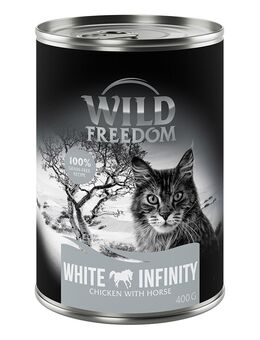 Sparpaket Wild Freedom Adult 24 x 400 g - White Infinity - Huhn & Pferd