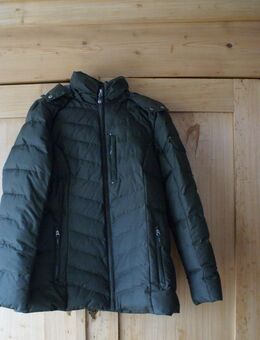 Winter-Daunenjacke für Damen von Eddie Bauer, oliv, Größe L - Königswinter