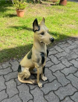 Deutsche Dogge Deco Figur Hund H78cm. - Überlingen Zentrum