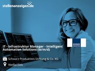 IT - Infrastruktur Manager - Intelligent Automation Solutions (w/m/d) - Weißenfels