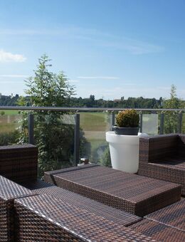Frei o. vermietet! 4-Zimmerwohnung in Luxus-Anwesen mit gr. Terrasse u. Bergblick/Weitblick bei München in Mühldorf am Inn - Mühldorf (Inn)
