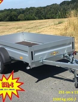 Humbaur Anhänger HA 132513 KV inkl. 100 km/h NEU + günstig - Iserlohn