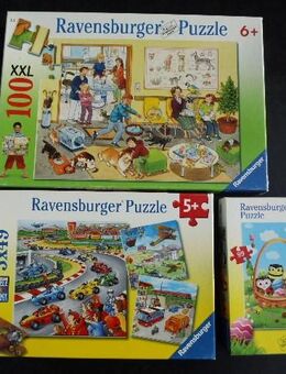 5 Ravensburger Puzzles 3 x 49, 99 + 100 Teile zus. 6,- Kinder-Spielzeug - Flensburg