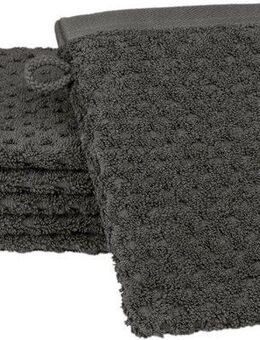 ROSS Waschhandschuh Harmony, Frottier (Packung, 6-St), 100 % Baumwolle, Hoch Tief Struktur, viele Farben