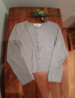 Strickjacke/Cardigan, grau, Gr.140, Mädchen - Sankt Augustin Zentrum