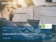 KI-Spezialist für CX-Lösungen (m/w/d) - München