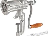 GEFU Fleischwolf TRICA, Set mit Spritzgebäckvorsatz, robuster Metallguss