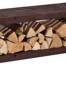 Dobar Gartenbank Svensson Kaminholzfach Sitzbank Holzbank DH127 in 75217