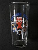 5 Brauereien auf einem Getränkeglas Getränkekombinat Berlin DDR Souvenir Schultheiss Bärenquell Engelhardt Berliner Kindl Berliner Bürgerbräu DDR Rarität in 90427