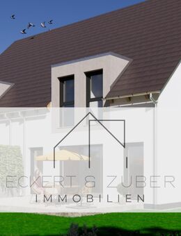 Projektierte Doppelhaushälfte in Massivbauweise - kurze Bauzeit, individuell anpassbar. - Roßtal