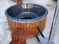 6-8 Personen Hot Tub aus GfK mit Außenofen und Whirlpool Badefass Badebottich Badetonne Badezuber in 59320