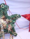 Weihnachts Dekoration beleuchteter Stern Fensterhänger Weihnachten Adventszeit in 53773