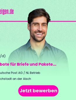 Postbote für Briefe und Pakete (m/w/d) in Höchstadt - Höchstadt (Aisch)