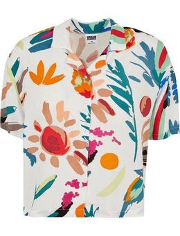URBAN CLASSICS T-Shirt Urban Classics Damen Ladies Resort Shirt (1-tlg)