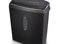 Hama Aktenvernichter Aktenvernichter für Chipkarten, Magnetstreifen, Papier, Plastikkarten, Blu-ray, CD, DVD, 12 Blatt, Schredder, 21 Liter Korb, separater Einzug