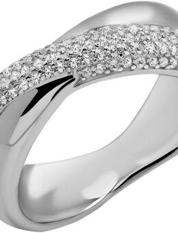 Firetti Fingerring Schmuck Geschenk Silber 925 Damenring Ring X, mit Zirkonia (synth)