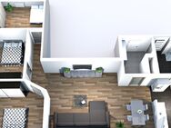 Erstbezug - hochwertige, barrierefreie 4-Raum-Wohnung mit Fahrstuhl, Balkon, Dusche, Wanne und TG-Stellplätzen - Döbeln