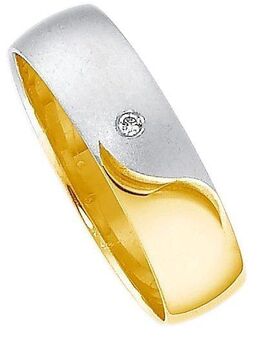 Firetti Trauring Schmuck Geschenk Gold 375 Hochzeit Ehering Trauring "LIEBE", Made in Germany, wahlweise mit oder ohne Brillant