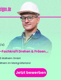 CNC-Fachkraft (m/w/d )Drehen & Fräsen - Müllheim