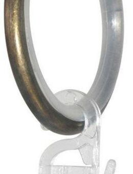 GARESA Gardinenring Ring mit Haken, (20-St), für Durchmesser bis 20mm, einfache Montage