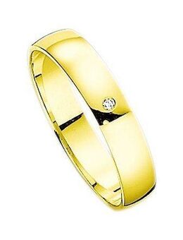 Firetti Trauring Schmuck Geschenk Gold Hochzeit Ehering Trauring "LIEBE", Made in Germany, wahlweise mit oder ohne Brillant