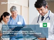 Medizinische Fachangestellte / MFA / Arzthelferin (m/w/d) für Auftragserfassung - Köln