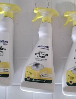 Heitmann Zitronensäure pure Citronen Säure Neu 5 er Pack Sprühflasche - Willebadessen