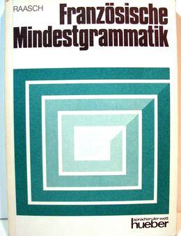 Buch - Französische Mindestgrammatik - Albert Raasch - ISBN 3-19-00.3120-7 - Biebesheim (Rhein)