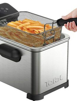 Tefal Fritteuse FR507D Family Pro Digital, 2400 W, 4 L, spülmaschinengeeignet, digitaler LED-Bildschirm