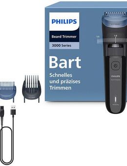 Philips Bartschneider Serie 3000 BT3620/15, mit 40 einstellbaren Schnittlängen, inkl. Reinigungsbürste