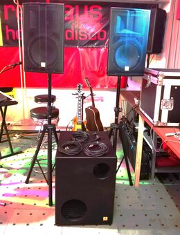 PA Musikanlage, Aktive Anlage, the box. Basis Bundle Dj, Bandanlage, Public Address, mobile Tonanlage, komplett - Weimar Zentrum