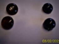 Ohrclips mit großer Perle in lila und flacher Perle braun Nr.54 - Ibbenbüren