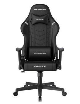 DXRacer Gaming-Stuhl Prince Gaming Chair Regular L, PVC, schwarz schwarz