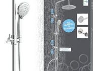 Eisl Brausegarnitur, Höhe 105,4 cm, 4 Strahlart(en), 3-fach verstellbare Wellness Handbrause mit Antikalk-Noppen