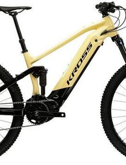 Kross E-Bike Mountainbike KROSS E-MTB Grist Boost 1.0 29" beige, 10 Gang Shimano CUES U6000 Schaltwerk, Kettenschaltung, Mittelmotor, 730,8 Wh, Pedelec, Elektrofahrrad für Damen und Herren
