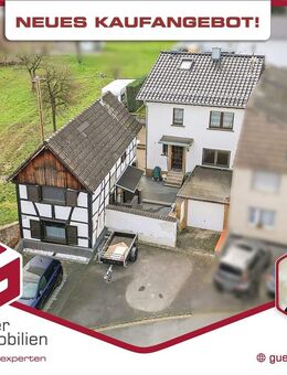 Zwei auf einen Streich! Teilmodernisierte Doppelhaushälfte und gemütliches Fachwerkhaus in Oberdrees - Rheinbach