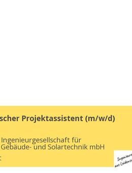 Kaufmännischer Projektassistent (m/w/d) - Stuttgart