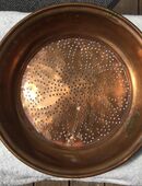 Sieb Kupfer Kupfersieb Küche Vintage Deko 1950er Jahre in 36043