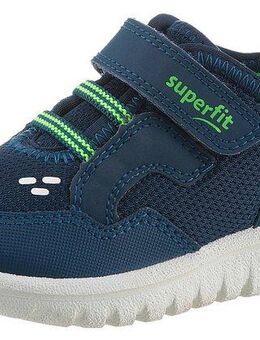 Superfit SPORT7 MINI WMS: mittel Klettschuh Sneaker zum Schlupfen, Unifarben, Größenschablone zum Download