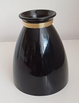 Vase, Glas, schwarz, 20x17, Van Well Wellco Design - Lübeck