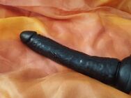 Frisch gerittenen 19cm großen schwarzern Dildo M27 - Berlin